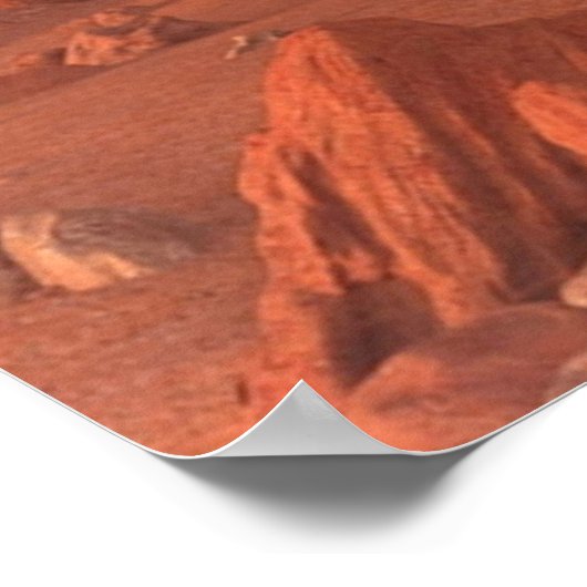 Mars Landschaft Poster (Ecke)