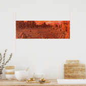 Mars Landschaft Poster (Küche)
