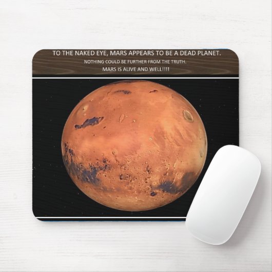 Mars leben mousepad (Mit Mouse)