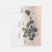 Mars Leistungsrückführung mit Instrumenten Fleecedecke (Vorderseite)