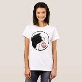 MARS-Logo mit weißer MARS-Scheibe mit roter Kontur T-Shirt (Vorne ganz)