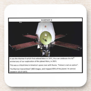 Mars Mariner 9 Getränkeuntersetzer