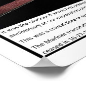 Mars Mariner 9 Poster (Ecke)