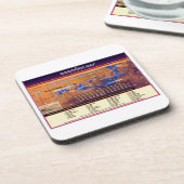 Mars Marineris Karte Getränkeuntersetzer (Linke Seite)