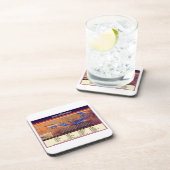 Mars Marineris Karte Getränkeuntersetzer (Rechte Seite)