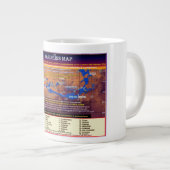 Mars Marineris Karte Jumbo-Tasse (Vorderseite Rechts)