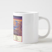 Mars Marineris Karte Jumbo-Tasse (Rechts)