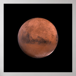 Mars Martian Space Astronomie Poster
