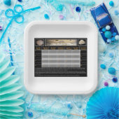 Mars Monde Pappteller (Party)