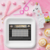 Mars Monde Pappteller (Party)