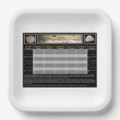 Mars Monde Pappteller (Vorderseite)