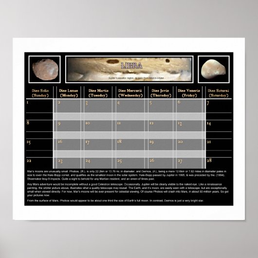 Mars Monde Poster (Vorne)