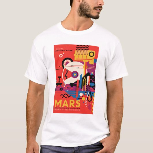 Mars - NASA-Visionen der Zukunft T-Shirt (Vorderseite)