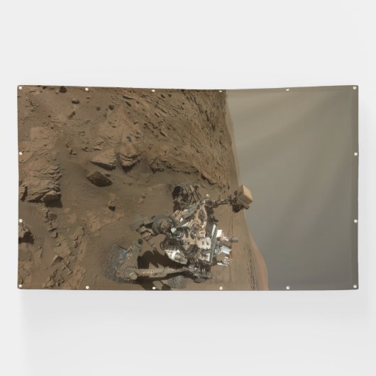 Mars Neugier Roter Marsch Landschaft Banner (Horizontal)