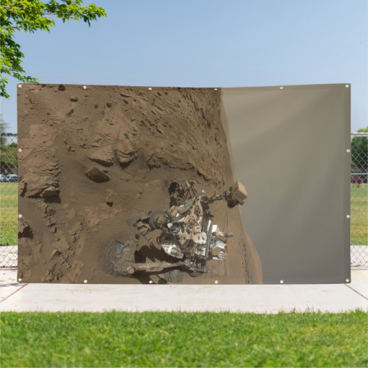 Mars Neugier Roter Marsch Landschaft Banner (Außenbereich)