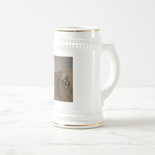 Mars Neugier Roter Marsch Landschaft Bierglas (VorderseiteRechts)