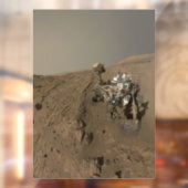 Mars Neugier Roter Marsch Landschaft Fensteraufkleber (Blatt 2)