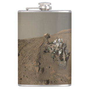 Mars Neugier Roter Marsch Landschaft Flachmann