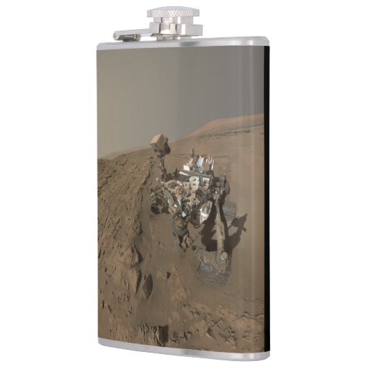 Mars Neugier Roter Marsch Landschaft Flachmann (Links)