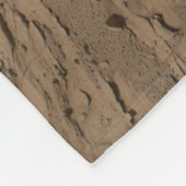 Mars Neugier Roter Marsch Landschaft Fleecedecke (Ecke)