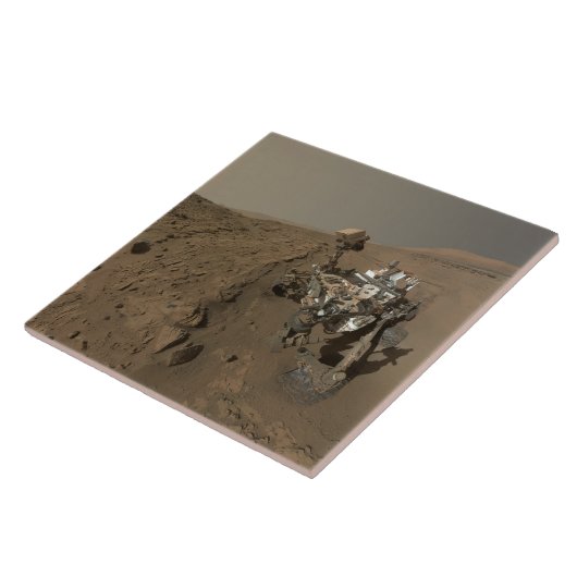 Mars Neugier Roter Marsch Landschaft Fliese (Seite)