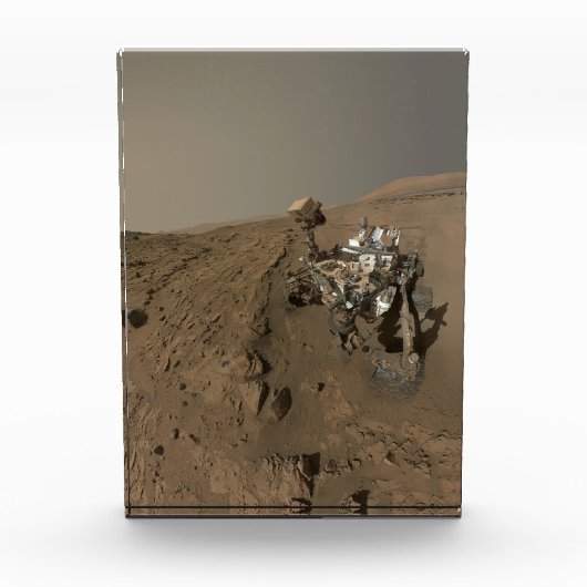 Mars Neugier Roter Marsch Landschaft Fotoblock (Vorderseite)