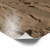 Mars Neugier Roter Marsch Landschaft Fotodruck (Ecke)