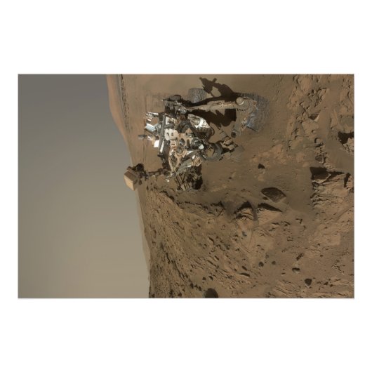 Mars Neugier Roter Marsch Landschaft Fotodruck (Vorne)