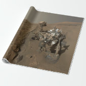 Mars Neugier Roter Marsch Landschaft Geschenkpapier (Ungerollt)