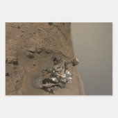 Mars Neugier Roter Marsch Landschaft Geschenkpapier Set (Vorderseite)