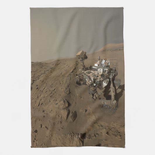 Mars Neugier Roter Marsch Landschaft Geschirrtuch (Vertikal)