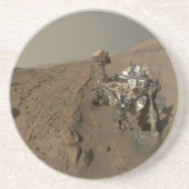 Mars Neugier Roter Marsch Landschaft Getränkeuntersetzer (Vorne)