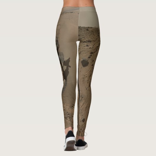 Mars Neugier Roter Marsch Landschaft Leggings (Rückseite)