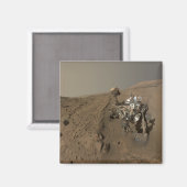 Mars Neugier Roter Marsch Landschaft Magnet (Vorderseite/Rückseite)