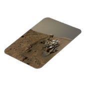 Mars Neugier Roter Marsch Landschaft Magnet (Linke Seite)