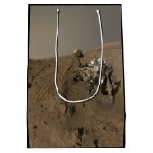 Mars Neugier Roter Marsch Landschaft Mittlere Geschenktüte (Rückseite)