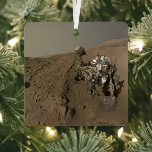 Mars Neugier Roter Marsch Landschaft Ornament Aus Metall