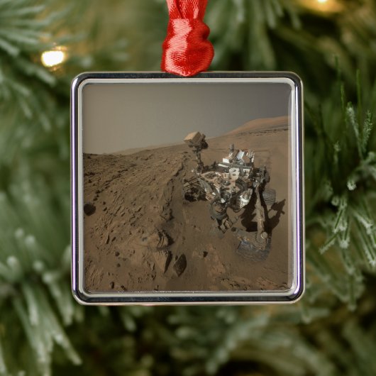 Mars Neugier Roter Marsch Landschaft Ornament Aus Metall (Baum)