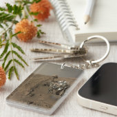 Mars Neugier Roter Marsch Landschaft Schlüsselanhänger (Vorderseite rechts)