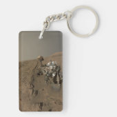 Mars Neugier Roter Marsch Landschaft Schlüsselanhänger (Rückseite)