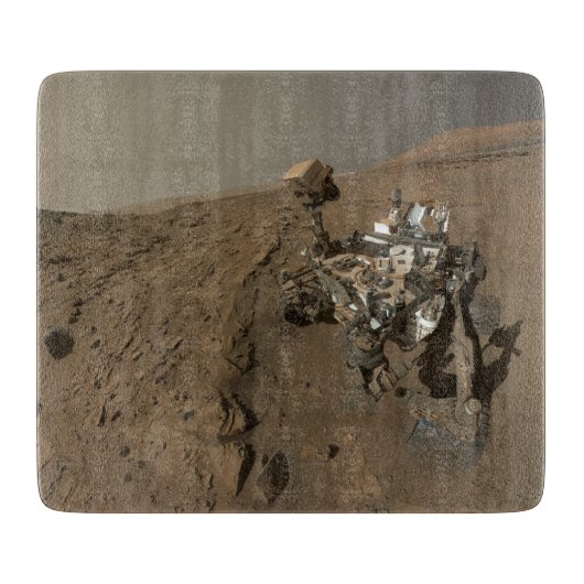 Mars Neugier Roter Marsch Landschaft Schneidebrett (Vorderseite)