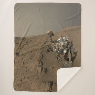 Mars Neugier Roter Marsch Landschaft Sherpadecke