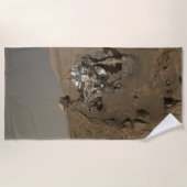 Mars Neugier Roter Marsch Landschaft Strandtuch (Vorderseite)