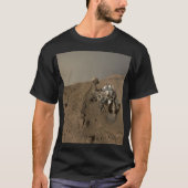 Mars Neugier Roter Marsch Landschaft T-Shirt (Vorderseite)