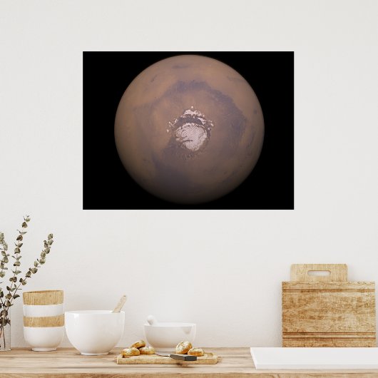 Mars: Nordpol Poster (Küche)