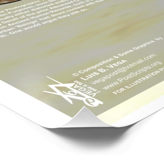 Mars Obelisk Poster (Ecke)