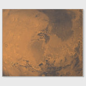 Mars-Oberflächenplaneten-Foto Geschenkpapier (Flach)