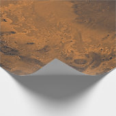 Mars-Oberflächenplaneten-Foto Geschenkpapier (Ecke)