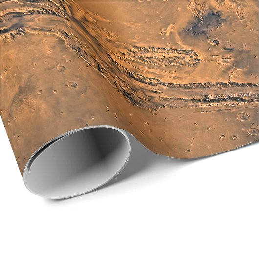 Mars-Oberflächenplaneten-Foto Geschenkpapier (Rolleneckpunkt)