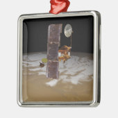 Mars Odyssey-Raumfahrzeug Silbernes Ornament (Links)